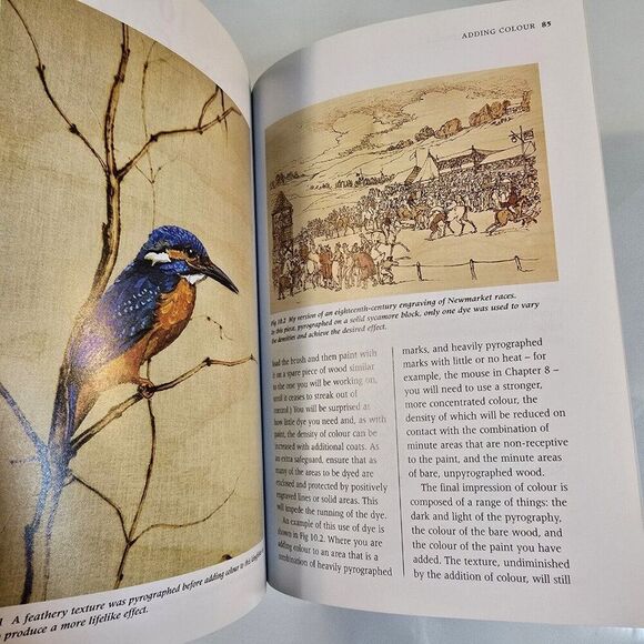 Pyrography Handbook by Stephen Poole 1997 Paperback Practical Crafts - Picture 12 of 13